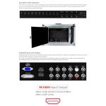 SEETEC P173-9HSD-CO 1920 x 1080 17,3 Zoll SDI / HDMI 4K Broadcast Level Professionelle Fotokamera Feldmonitor – Bild 7