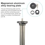 TRIOPO 853 Verstellbares tragbares Kohlefaser-Stativ mit D2-A-Kugelkopf für Spiegelreflexkamera – Bild 11