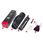 TRIOPO 888 Verstellbares tragbares Kohlefaser-Stativ mit Q-2-Kugelkopf für Spiegelreflexkamera, Rohrdurchmesser: 28 cm – Bild 2