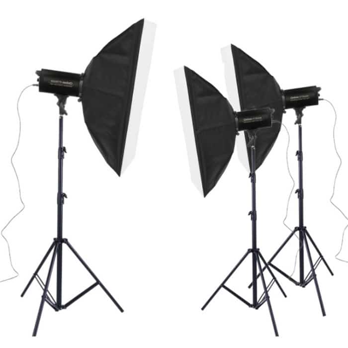 TRIOPO Oubao TTR300W 60x90cm Studio Softbox + 2,8 m Stativhalterung + 3 x Glühlampenfotografie Beleuchtung Dreiteiliges Set – Bild 2