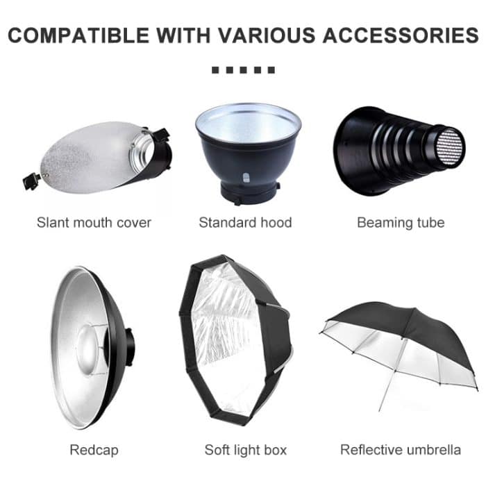 TRIOPO Oubao TTR300W 60x90cm Studio Softbox + 2,8 m Stativhalterung + 3 x Glühlampenfotografie Beleuchtung Dreiteiliges Set – Bild 5