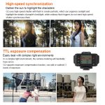 Blitzauslöser, TRIOPO G2 Wireless Flash Trigger 2.4G Empfangen / Senden von TTL-Hochgeschwindigkeitsauslösern für Nikon-Kameras – Bild 6