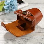 PU-Leder-Kamera-Ganzkörpertasche mit Riemen für FUJIFILM X-T200 (15–45 mm Objektiv), For FUJI  X-T200 – Bild 4