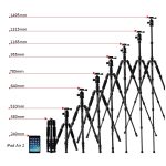 TRIOPO T259G + Q2 Verstellbares tragbares Kohlefaser-Stativ mit Q-2-Kugelkopf für Spiegelreflexkamera – Bild 3