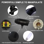 TRIOPO Oubao TTR600W 70x100cm Studio Softbox + Stativhalterung + 2x E27 150W Glühbirne Fotografie Beleuchtung Schlepptau Set – Bild 8