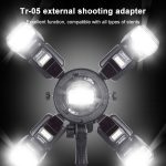 TRIOPO TR-05 Blitzhalter Multifunktionskamera Universal S-Typ Halter Zubehör Übertragungsschnittstelle – Bild 7