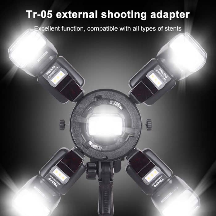 TRIOPO TR-05 Blitzhalter Multifunktionskamera Universal S-Typ Halter Zubehör Übertragungsschnittstelle – Bild 7