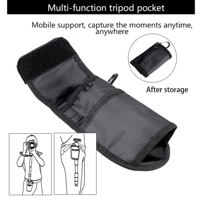 BEXIN MAS285 Tragbarer Reise-Außen-DSLR-Kamera-Einbeinstativhalter aus Aluminiumlegierung, MAS285 – Bild 7