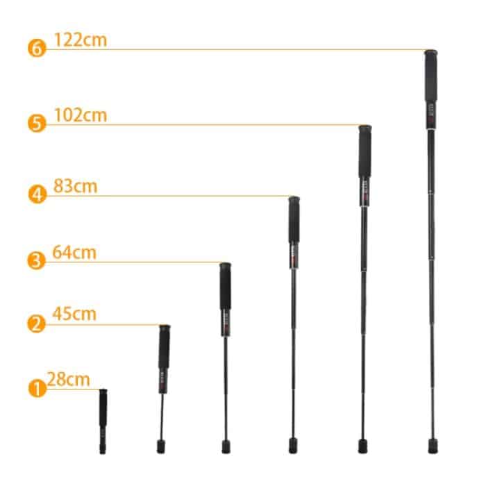 BEXIN P256A Tragbarer Reise-Außen-DSLR-Kamera-Einbeinstativhalter aus Aluminiumlegierung, P256A – Bild 4
