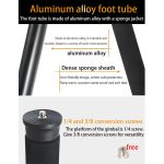 BEXIN P256A Tragbarer Reise-Außen-DSLR-Kamera-Einbeinstativhalter aus Aluminiumlegierung, P256A – Bild 5