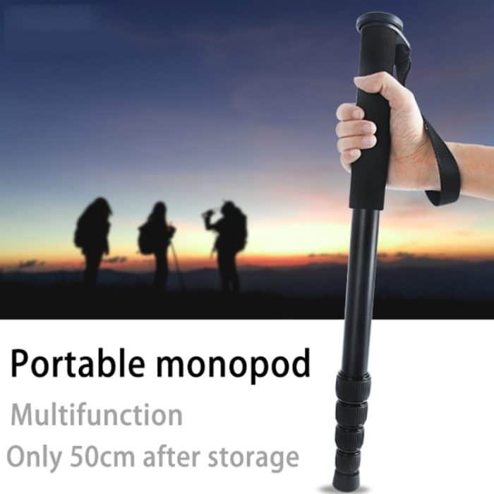 BEXIN P285-A Tragbarer Reise-Außen-DSLR-Kamera-Einbeinstativhalter aus Aluminiumlegierung, P285-A – Bild 2