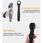 BEXIN P285-A Tragbarer Reise-Außen-DSLR-Kamera-Einbeinstativhalter aus Aluminiumlegierung, P285-A – Bild 8