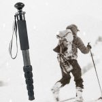 BEXIN P306C Tragbarer Reise-Außen-DSLR-Kamera-Einbeinstativhalter aus Kohlefaser, P306C – Bild 2