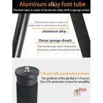 BEXIN P308C Tragbarer Reise-Außen-DSLR-Kamera-Einbeinstativhalter aus Aluminiumlegierung, P308C – Bild 7