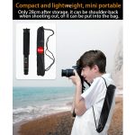 BEXIN P308D Tragbarer Reise-Außen-DSLR-Kamera-Einbeinstativhalter aus Aluminiumlegierung, P308D – Bild 10
