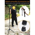 BEXIN P308A Tragbarer Reise-Außen-DSLR-Kamera-Einbeinstativhalter aus Aluminiumlegierung, P308A – Bild 7