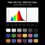 LUXCeO RGB Buntes Foto-LED-Stick-Videolicht, APP-Steuerung, einstellbare Farbtemperatur, wasserdichtes Hand-LED-Fülllicht mit Fernbedienung, P200 RGB – Bild 4