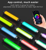 LUXCeO RGB Buntes Foto-LED-Stick-Videolicht, APP-Steuerung, einstellbare Farbtemperatur, wasserdichtes Hand-LED-Fülllicht mit Fernbedienung, P200 RGB – Bild 5