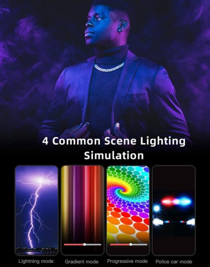 LUXCeO RGB Buntes Foto-LED-Stick-Videolicht, APP-Steuerung, einstellbare Farbtemperatur, wasserdichtes Hand-LED-Fülllicht mit Fernbedienung, P200 RGB – Bild 9