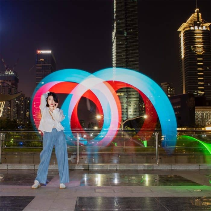 LUXCEO P7RGB Pro Bunte Foto LED-Stick Video-Licht-App-Steuerung Einstellbare Farbtemperatur wasserdichte Handheld-LED-Fülllicht mit Fernbedienung – Bild 16