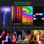 LUXCEO P7RGB Pro Bunte Foto LED-Stick Video-Licht-App-Steuerung Einstellbare Farbtemperatur wasserdichte Handheld-LED-Fülllicht mit Fernbedienung – Bild 3