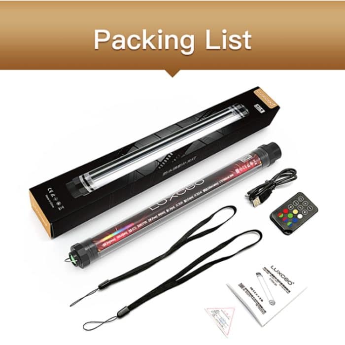 Luxceo P7RGB Bunte Foto-LED-Stick-Video-Licht-App-Steuerung einstellbar Farbtemperatur wasserdichte Hand-LED-Fülllicht mit Fernbedienung – Bild 19