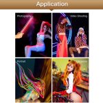 Luxceo P7RGB Bunte Foto-LED-Stick-Video-Licht-App-Steuerung einstellbar Farbtemperatur wasserdichte Hand-LED-Fülllicht mit Fernbedienung – Bild 4