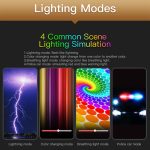 Luxceo P7RGB Bunte Foto-LED-Stick-Video-Licht-App-Steuerung einstellbar Farbtemperatur wasserdichte Hand-LED-Fülllicht mit Fernbedienung – Bild 6