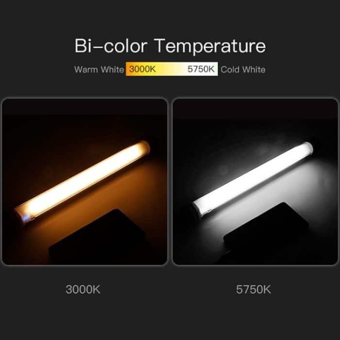 Luxceo P7RGB Bunte Foto-LED-Stick-Video-Licht-App-Steuerung einstellbar Farbtemperatur wasserdichte Hand-LED-Fülllicht mit Fernbedienung – Bild 7