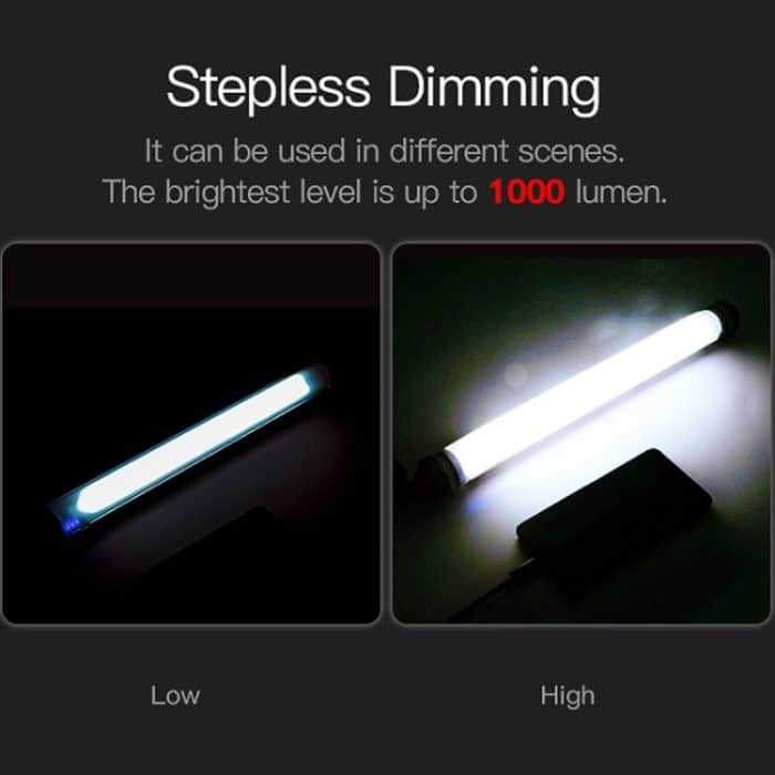 Luxceo P7RGB Bunte Foto-LED-Stick-Video-Licht-App-Steuerung einstellbar Farbtemperatur wasserdichte Hand-LED-Fülllicht mit Fernbedienung – Bild 8