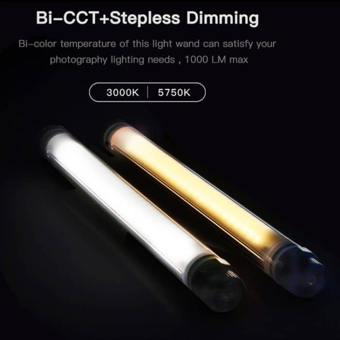 Luxceo P7 Dual Color Temperatur Foto LED Stick Video Licht Wasserdichte Handheld-LED-Fülllicht mit Fernbedienung – Bild 3