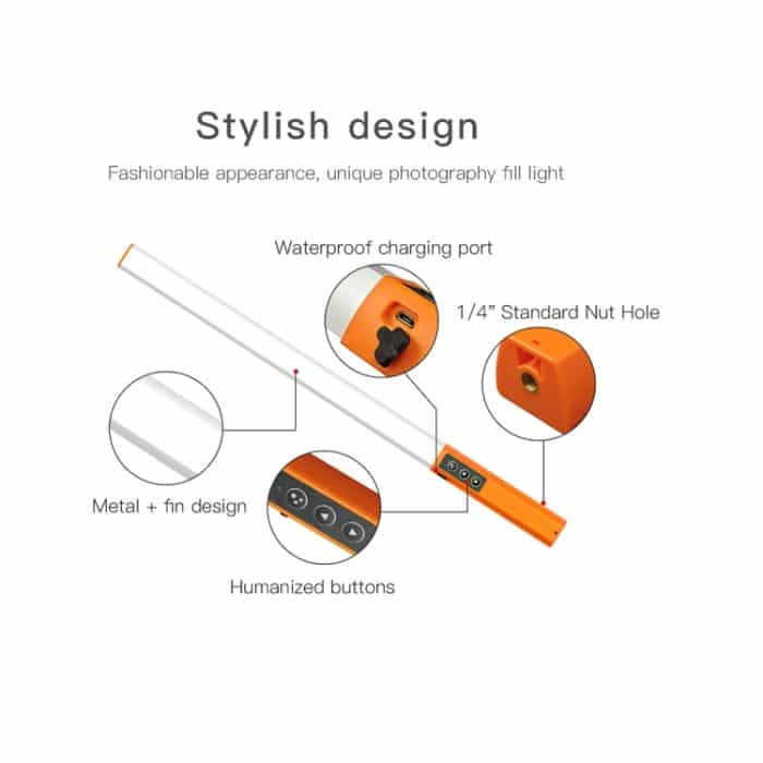 LUXCeO Q508D Dual Farbtemperatur Foto LED Stick Video Licht Handheld LED Fülllicht Blitzbeleuchtung Lampe, Q508D – Bild 8