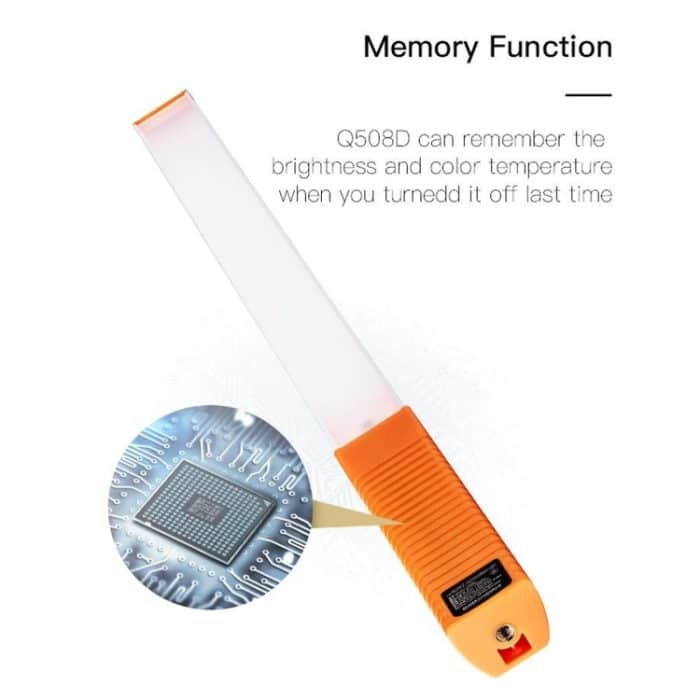 LUXCeO Q508D Dual Farbtemperatur Foto LED Stick Video Licht Handheld LED Fülllicht Blitzbeleuchtung Lampe, Q508D – Bild 9