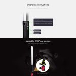 LUXCeO Q508S Dual Farbtemperatur 1000LM Foto LED Stick Video Licht Handheld LED Fülllicht Blitzbeleuchtung Lampe, Q508S – Bild 5