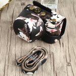 Kameratasche aus PU-Leder mit Blumenmuster für Sony A6000 / A6300 / A6400 / Nex 6