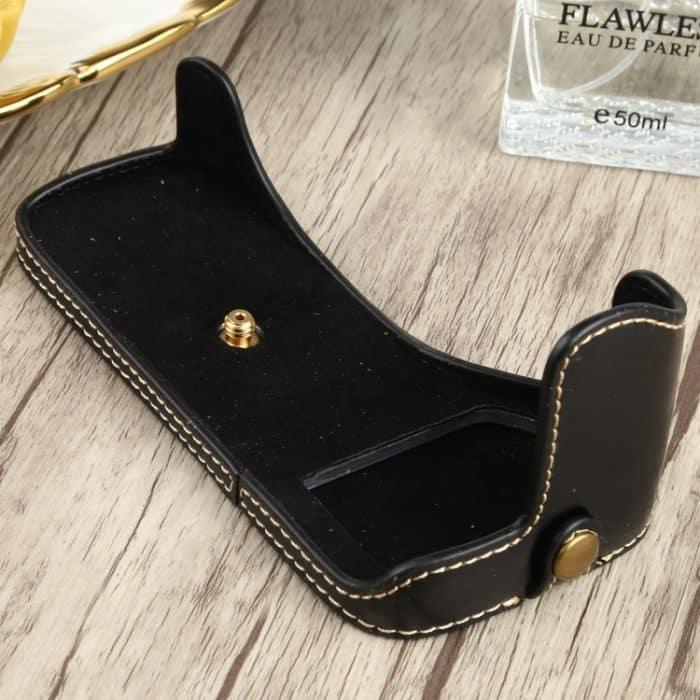 1/4 Zoll Gewinde PU-Leder Kamera Halbgehäuse Basis für Canon EOS 77D / 800D, For Canon  EOS 77D, For Canon EOS 77D – Bild 3