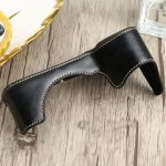 1/4 Zoll Gewinde PU-Leder-Kamera-Halbgehäusebasis für Sony ILCE-7RM4 / A7RM4 / A7R IV, For Sony ILCE-7RM4 – Bild 4