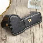 1/4 Zoll Gewinde PU-Leder-Kamera-Halbgehäusebasis für Sony ILCE-7RM4 / A7RM4 / A7R IV, For Sony ILCE-7RM4 – Bild 5