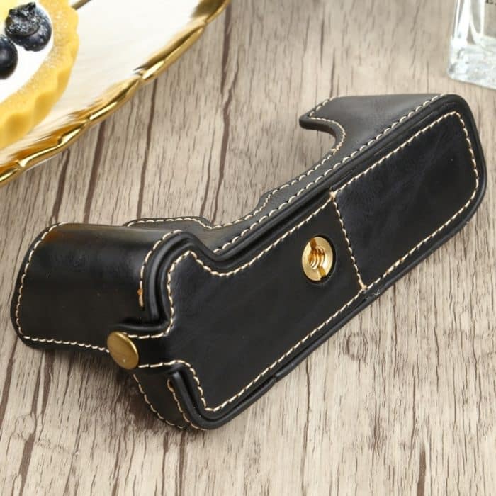 1/4 Zoll Gewinde PU-Leder-Kamera-Halbgehäusebasis für FUJIFILM XT200, For FUJIFILM XT200 – Bild 5