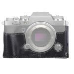 1/4 Zoll Gewinde Litschi Textur PU Leder Kamera Halbgehäuse Basis für FUJIFILM X-T4, For FUJIFILM X-T4 Litchi