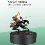 12 cm 360 Grad drehbarer Plattenspieler, matt, elektrischer Präsentationsständer, Videoaufnahme-Requisiten, Plattenspieler, Belastung: 3 kg, 12cm Matte Black, 12cm Matte White – Bild 5