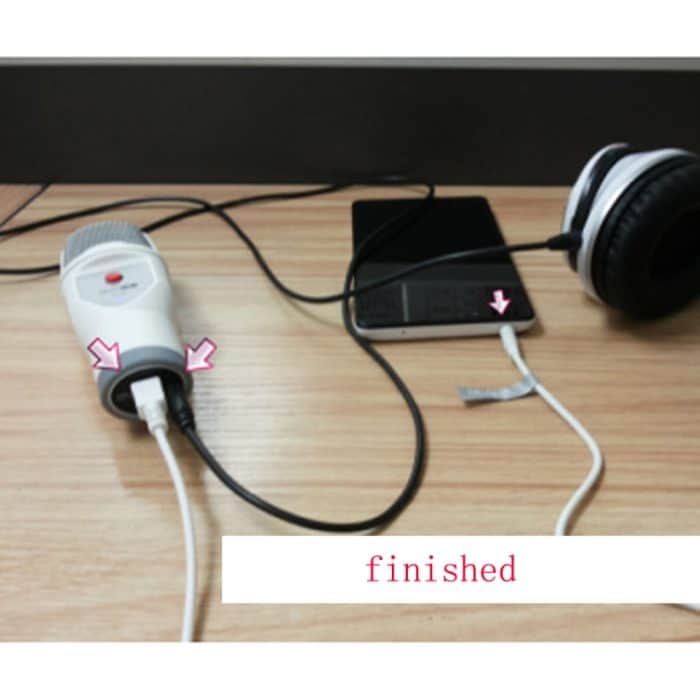 SF-690 Handy-Karaoke-Aufnahme-Kondensatormikrofon, professionelles Karaoke-Live-Chat-Kondensatormikrofon – Bild 5