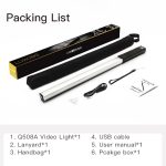LUXCEO Q508A 8 Farbfoto LED-Stick-Video-Licht wasserdichte Handheld-LED-Fülllicht-Flash-Beleuchtungslampe mit Fernbedienung – Bild 15