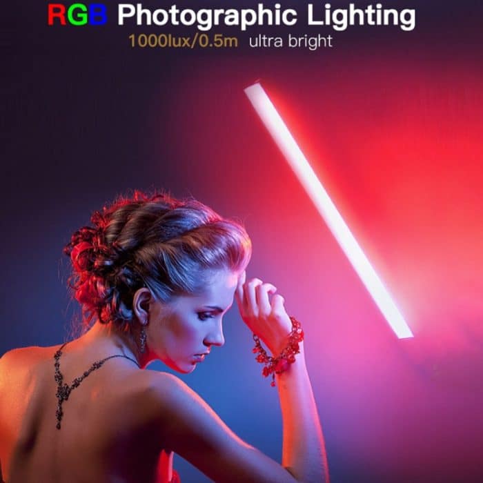 LUXCEO Q508A 8 Farbfoto LED-Stick-Video-Licht wasserdichte Handheld-LED-Fülllicht-Flash-Beleuchtungslampe mit Fernbedienung – Bild 5