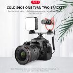 YELANGU A641 Kaltschuh-zu-Dual-Kaltschuh-Montageadapter, Verlängerungshalterung aus Aluminiumlegierung, Cold Shoe to Dual Cold Shoe – Bild 5