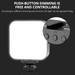 YELANGU CL9-A Kamera-Erweiterungsplatine, Basis-L-Platten-Set mit LED-Licht + Stativ + Kugelkopf für Canon G7X2/G7X3, CL9-A for Canon G7X2 – Bild 7