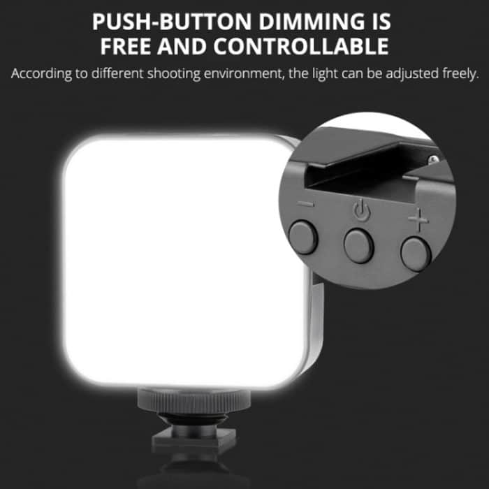 YELANGU CL9-A Kamera-Erweiterungsplatine, Basis-L-Platten-Set mit LED-Licht + Stativ + Kugelkopf für Canon G7X2/G7X3, CL9-A for Canon G7X2 – Bild 7