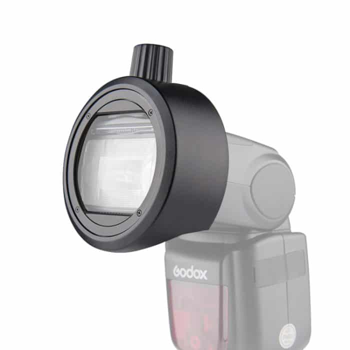 DCA1416B.jpg Godox S-R1 Blitz-Speedlite-Adapter in runder Form für Godox TT685 / V860II / V350 / TT600, S-R1 – Bild 1