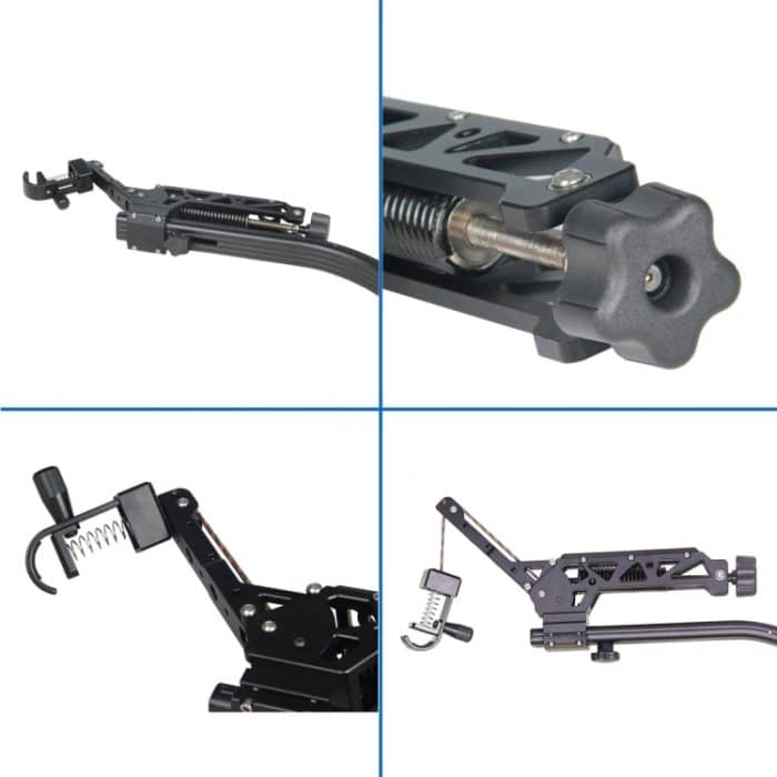 YELANGU B100 Stabilisatorweste Kamerastützsystem mit Dämpfungskopf für DSLR- und DV-Kameras, Belastung: 3–10 kg, With Damping Head, Load: 3-10kg – Bild 5