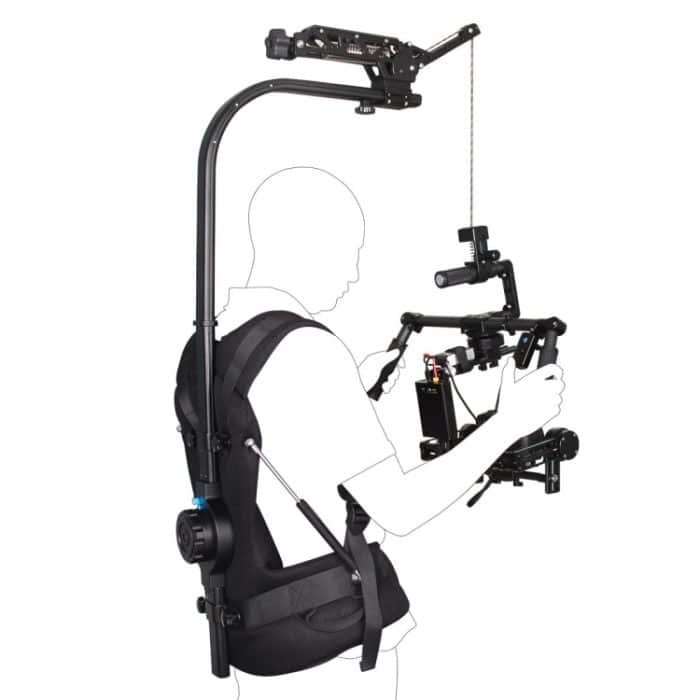 YELANGU B100 Stabilisatorweste Kamerastützsystem mit Dämpfungskopf für DSLR- und DV-Kameras, Belastung: 3–10 kg, With Damping Head, Load: 3-10kg – Bild 6